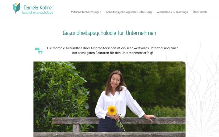 Screenshot of danielakoehrer.at