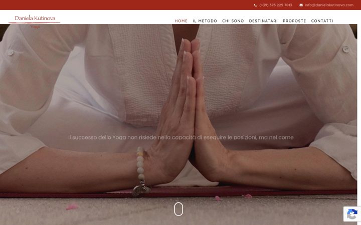 Screenshot of danielakutinova.com