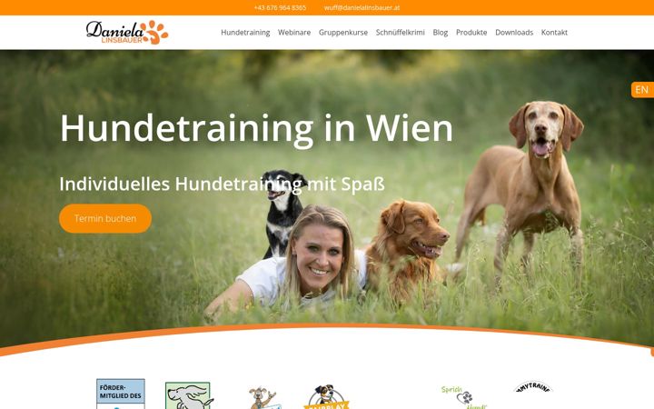 Screenshot of danielalinsbauer.at