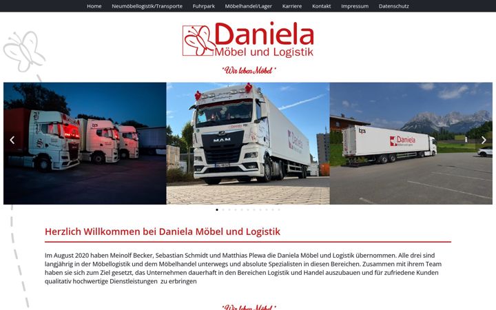 Screenshot of danielamoebel.de