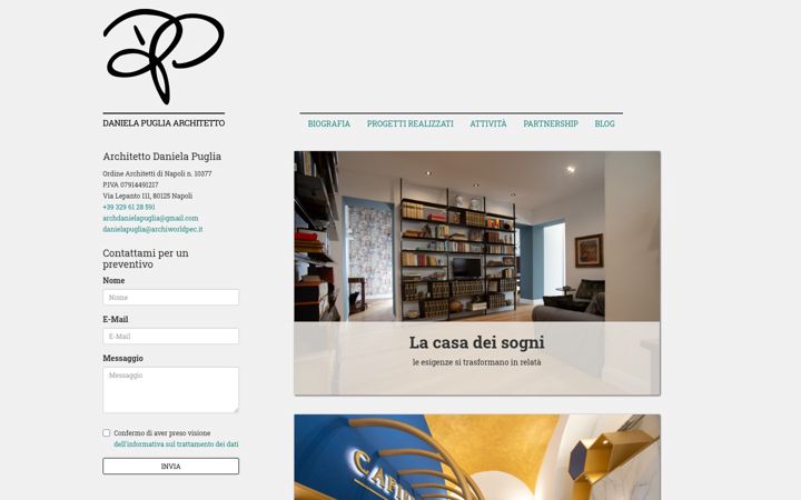 Screenshot of danielapuglia.it