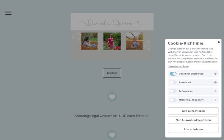 Screenshot of danielaquirin.de