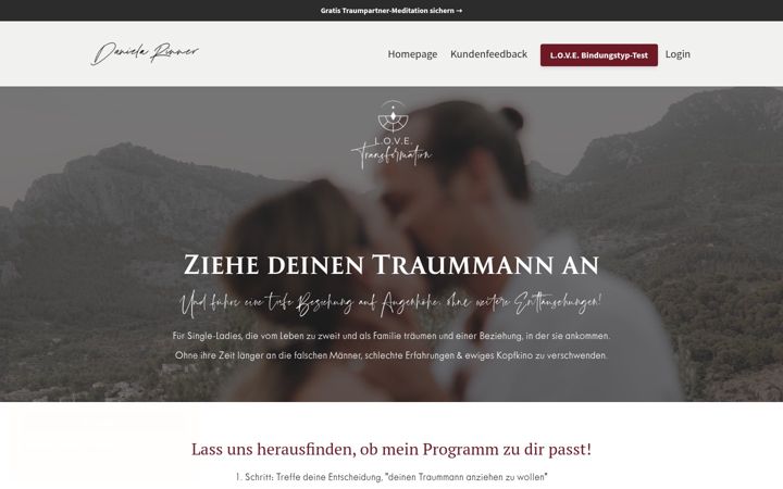 Screenshot of danielarinner.com