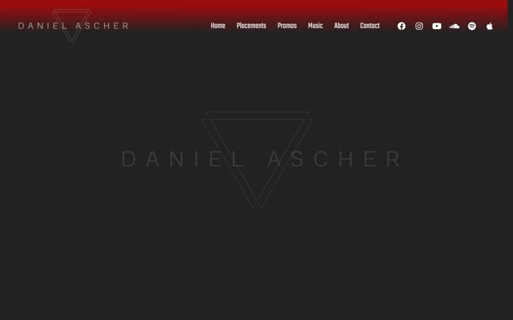 Screenshot of danielaschermusic.de