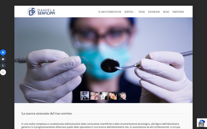 Captură de ecran a danielaserfilippi.it