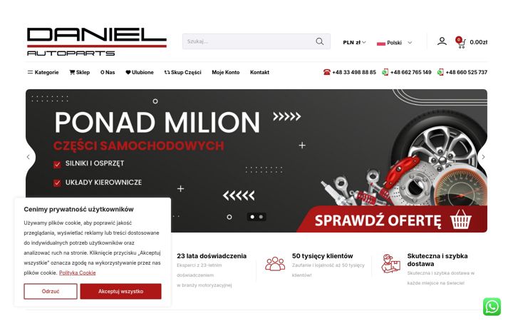 Screenshot of danielautoparts.com