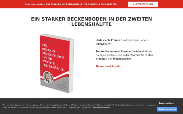 Screenshot of danielavollenweidertraining.ch