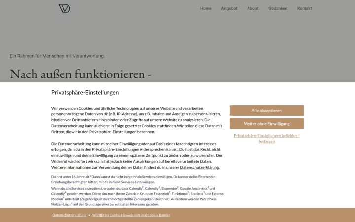 Screenshot of danielaweide.de