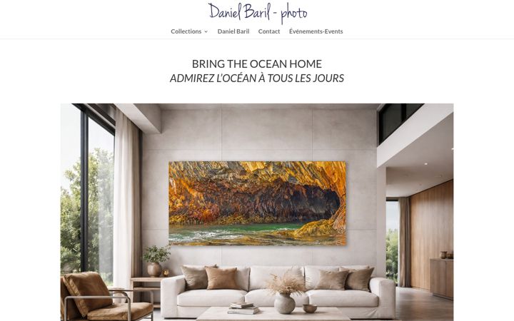 Screenshot of danielbaril.com