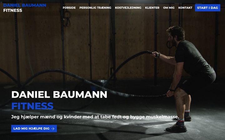 Screenshot of danielbaumann.dk
