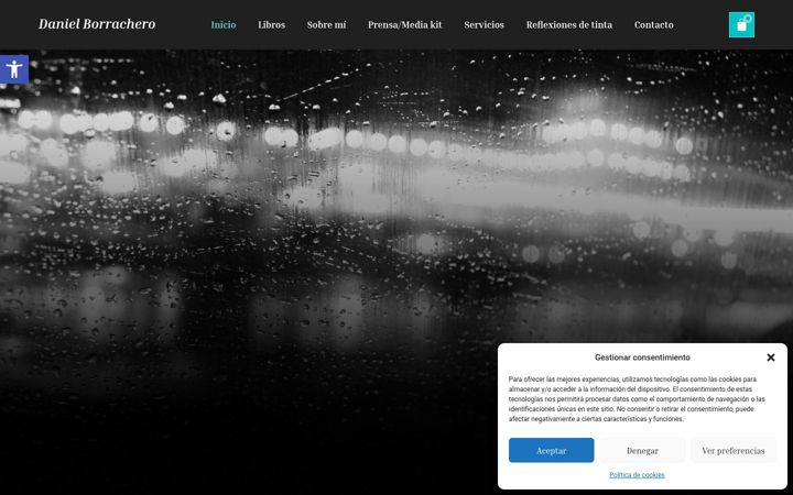 Screenshot of danielborrachero.com