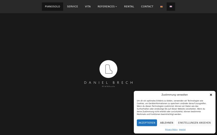Screenshot of danielbrech.de