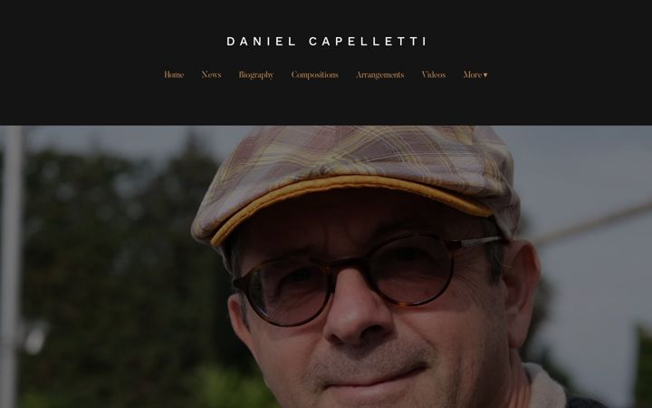 Screenshot of danielcapelletti.com