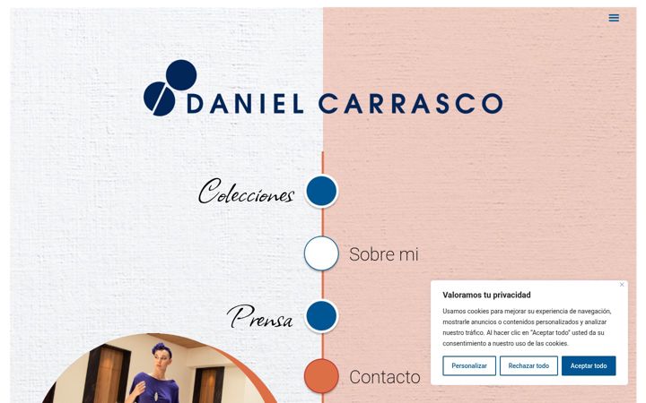 Screenshot of danielcarrascoestudio.com