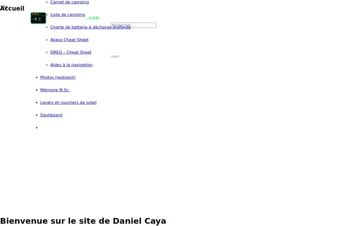 Screenshot of danielcaya.com