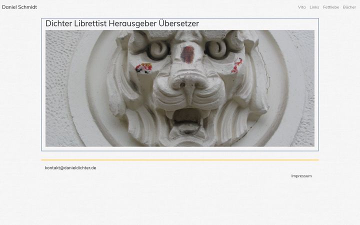 Screenshot of danieldichter.de
