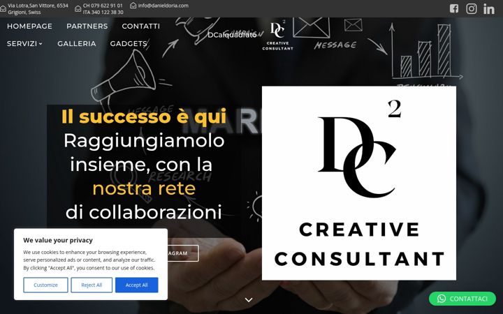 Screenshot of danieldoria.com