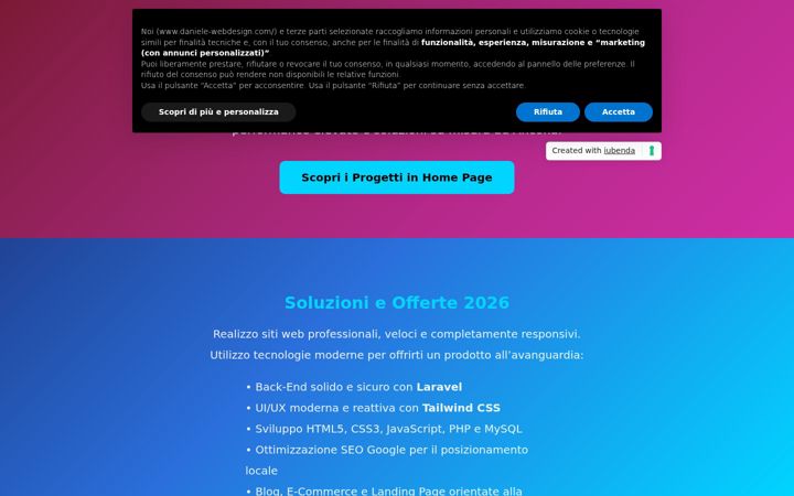 Screenshot of daniele-webdesign.com