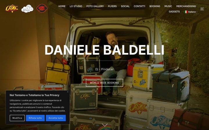 Screenshot of danielebaldelli.com
