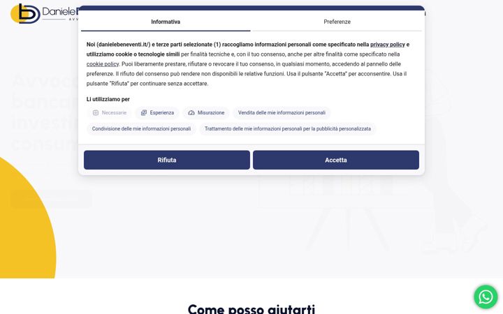 Screenshot of danielebeneventi.it