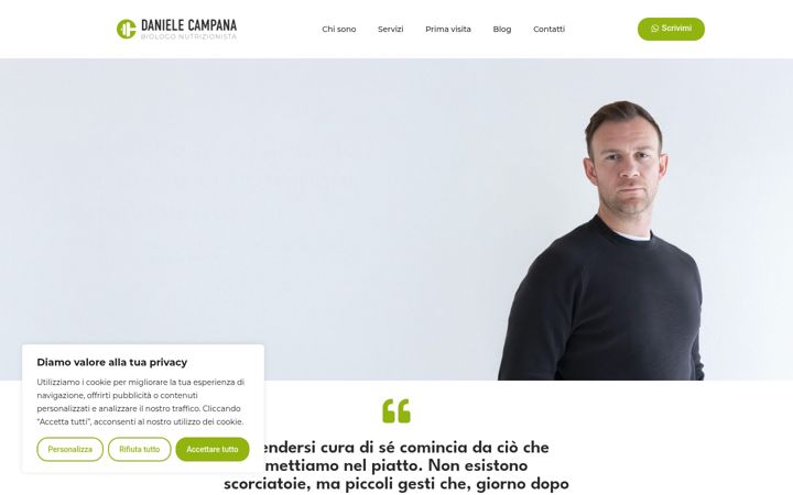 Screenshot of danielecampana.it