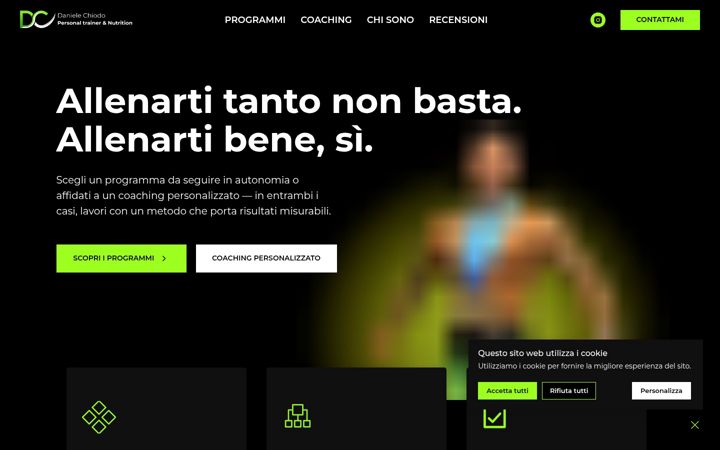 Screenshot of danielechiodofitness.com