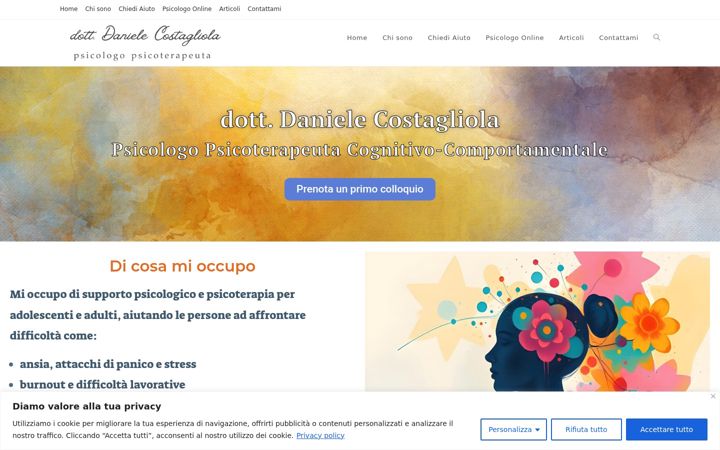 Screenshot of danielecostagliola.it