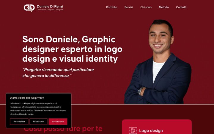 Ekraanipilt saidist danieledirenzi.it