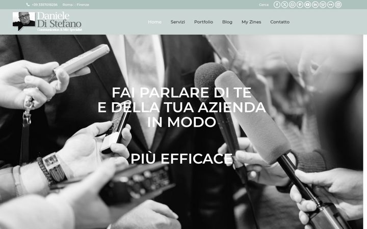 Screenshot von danieledistefano.it