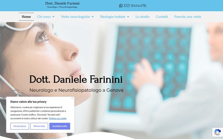 Screenshot von danielefarinini.it
