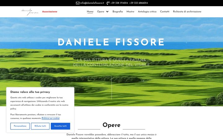 Screenshot von danielefissore.it