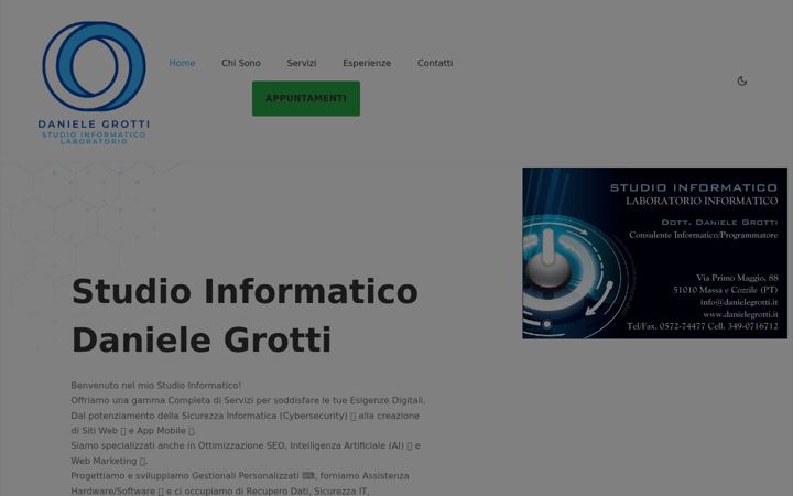 Screenshot von danielegrotti.it