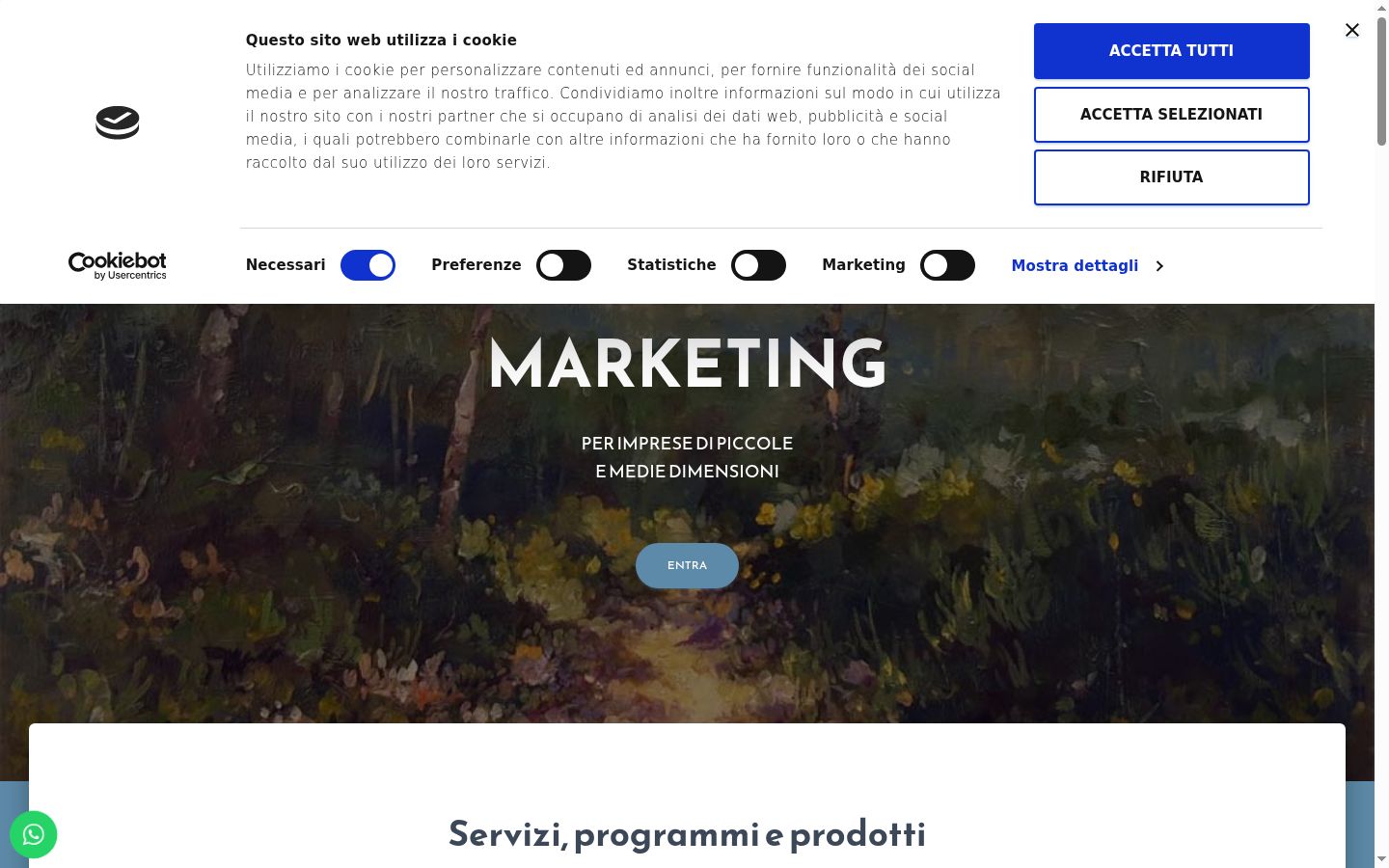 Sutikimo reklamjuostės, rodytos prieš bet kokią sąveiką, ekrano kopija