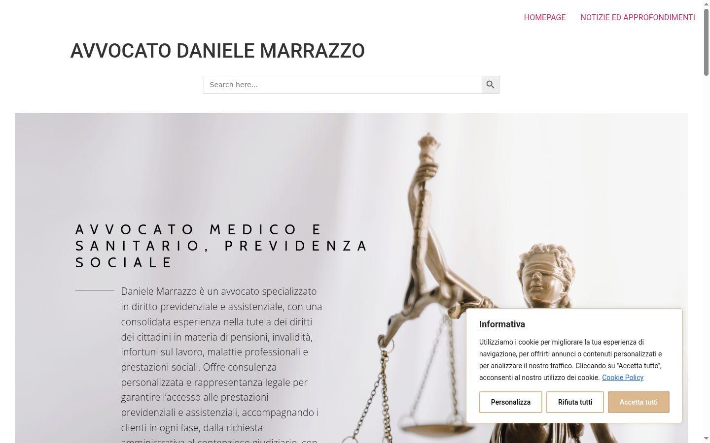 Captura de ecrã do banner de consentimento apresentado antes de qualquer interação