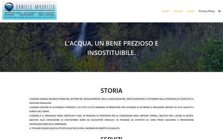 Screenshot von danielemaurizio.it
