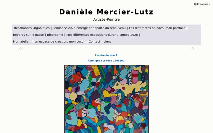 Screenshot of danielemercier-lutz.com