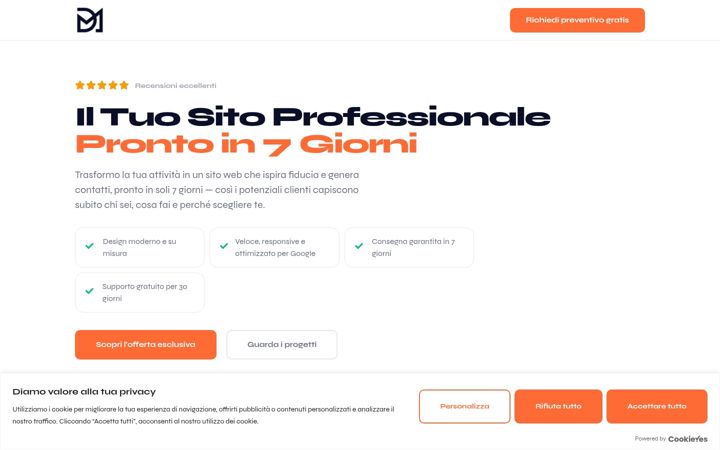 Screenshot of danielemirabella.com