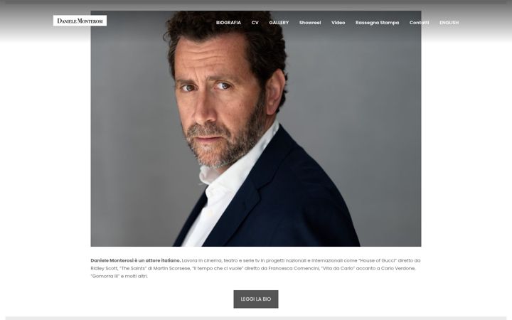 Screenshot of danielemonterosi.com