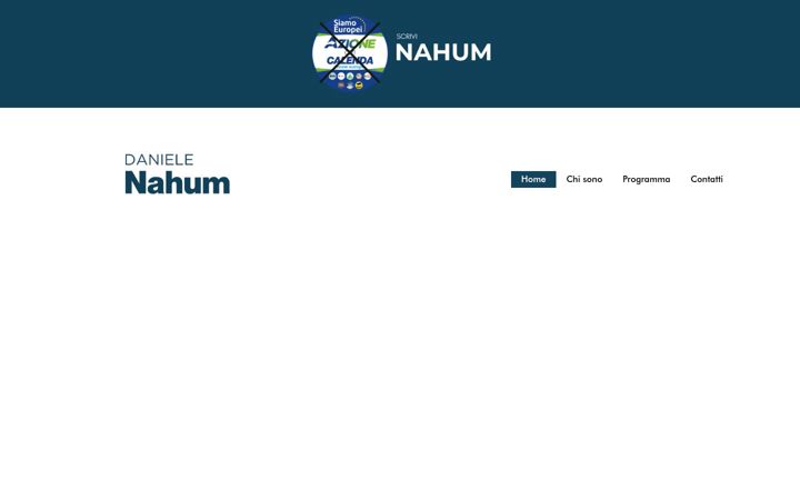 Screenshot von danielenahum.it