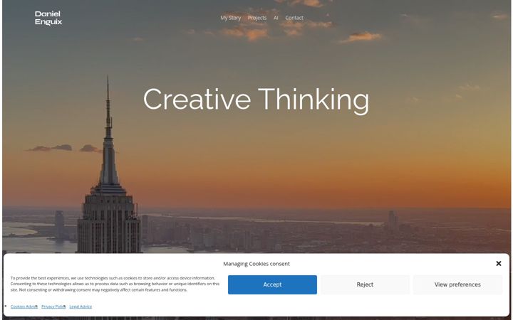 Screenshot of danielenguix.com