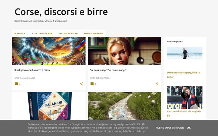 Screenshot of danielenicoli.com