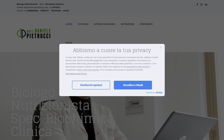 Screenshot von danielepietrucci.it
