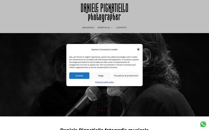 Screenshot von danielepignatiello.it