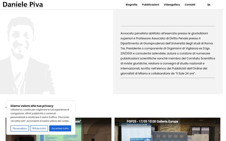 Screenshot of danielepiva.it