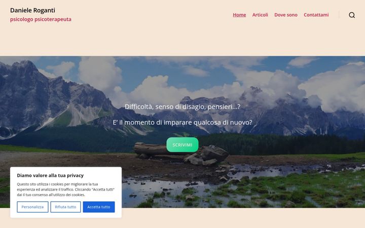 Screenshot of danieleroganti.it