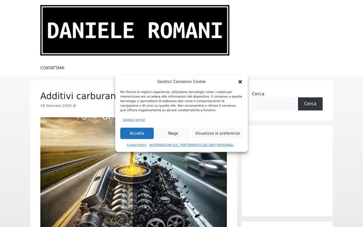 Screenshot of danieleromani.it