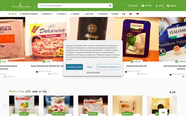 Screenshot of danielesciarotta.it