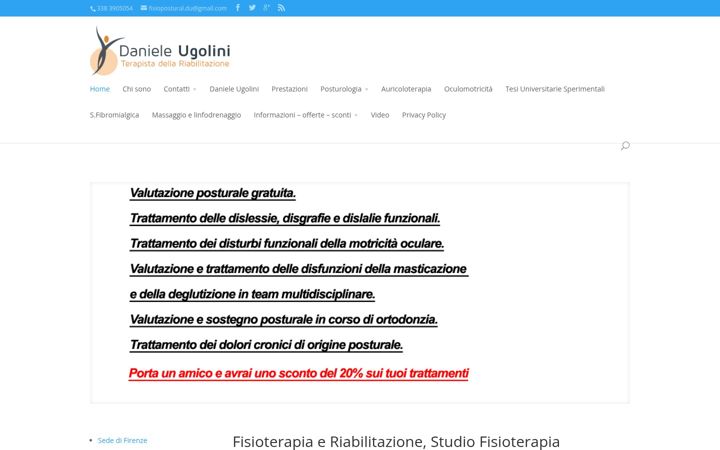 Screenshot of danieleugolini.eu