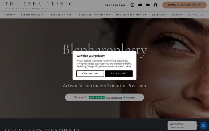 Screenshot of danielezra.co.uk