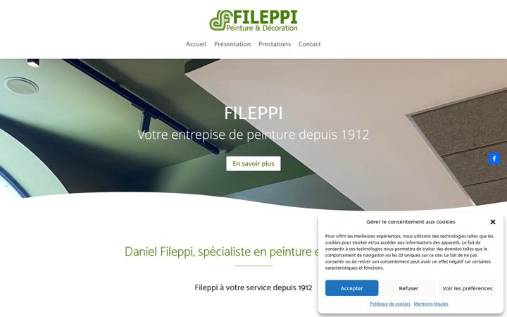 Zrzut ekranu danielfileppi.fr